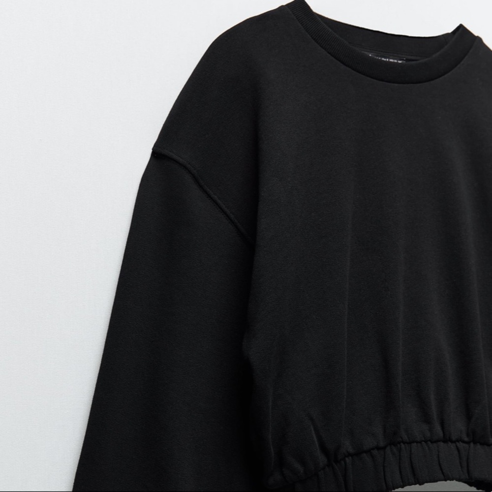ZARA BNWT Plush Sweatshirt - Picture 3 of 5